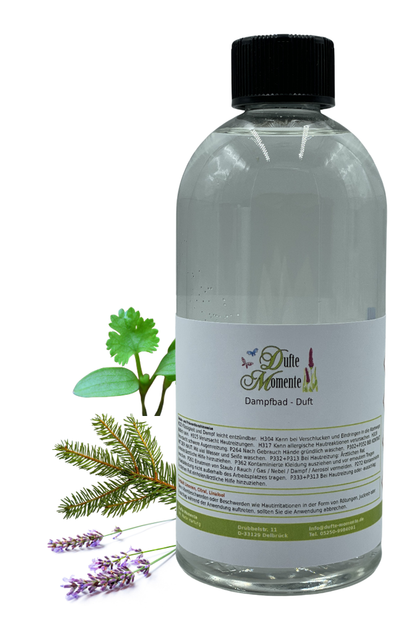 Dampfbadduft Konzentrat Flasche 500 ml Allgäuer Bergkräuter
