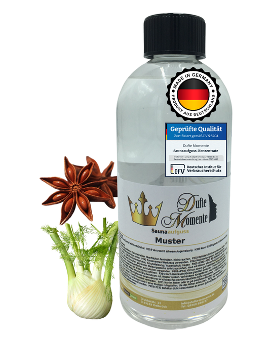 Saunaduft Konzentrat 500 ml Flasche Anis - Fenchel