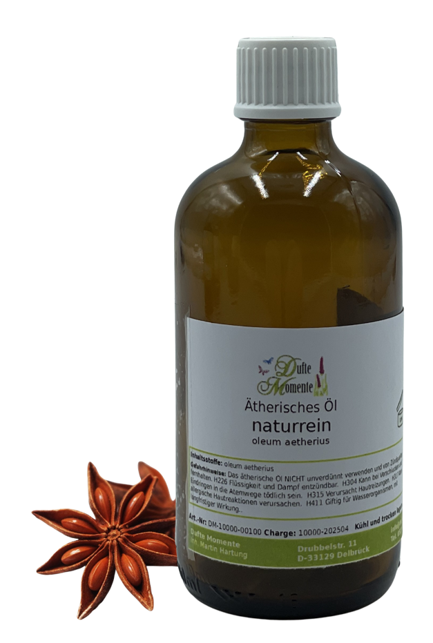 Ätherisches Öl Braunglas-Flasche 100 ml