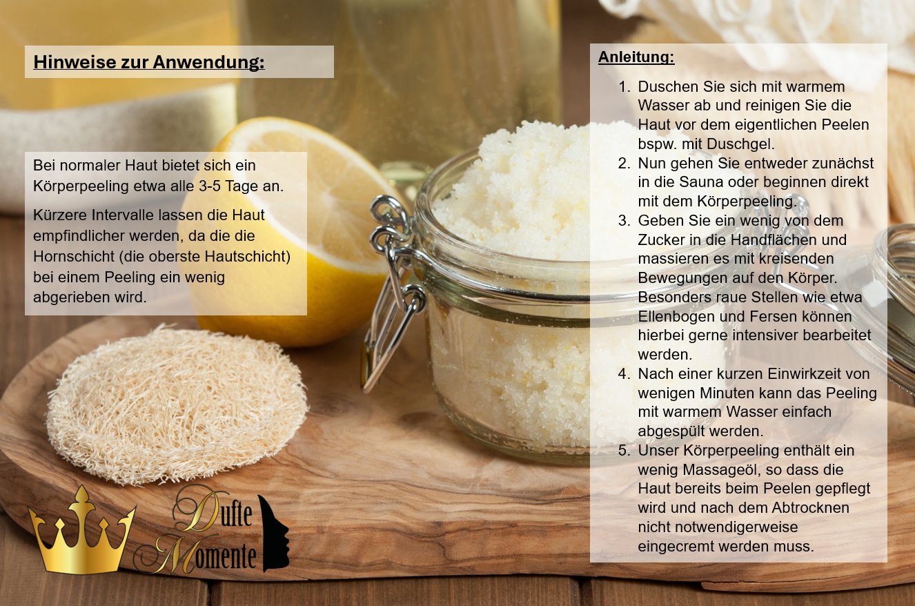 Anwendung des Produkts wie im Artikeltext beschrieben
