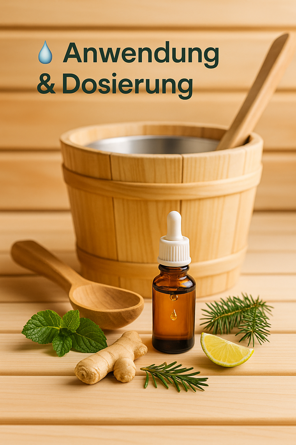 Anwendung Duftöl Sauna