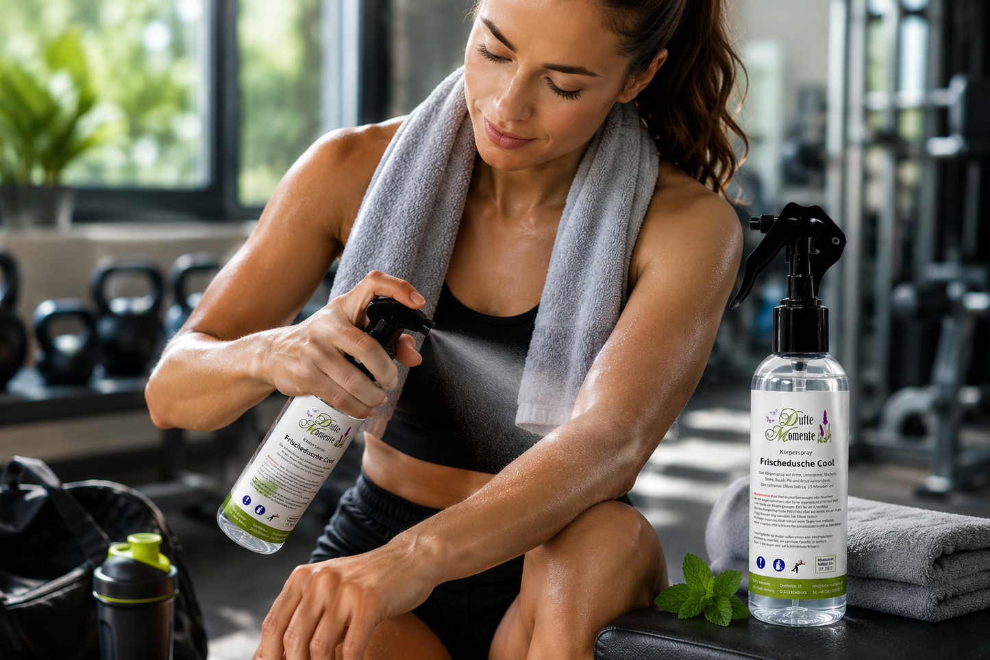 Einreibung Body Splash Frischedusche Cool - 250ml, mit Kampfer und Menthol