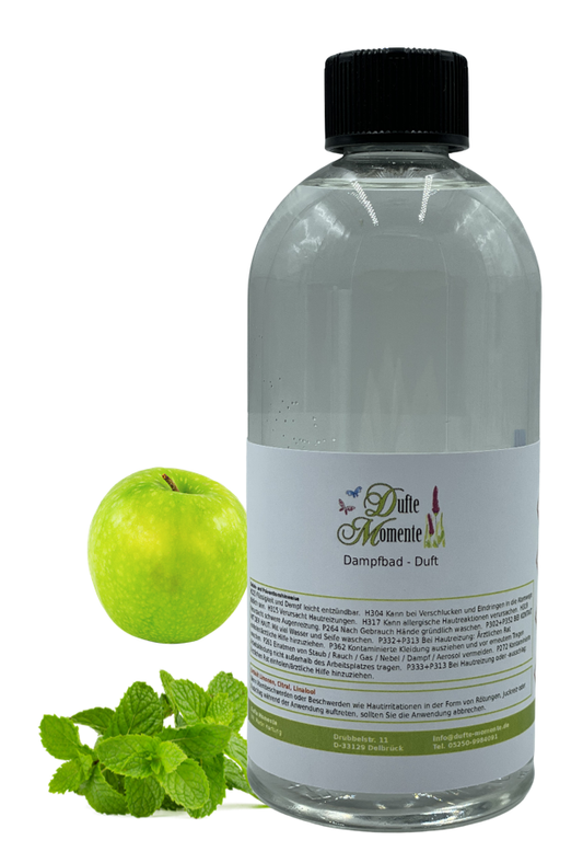 Dampfbadduft Konzentrat Flasche 500 ml Apfelminze