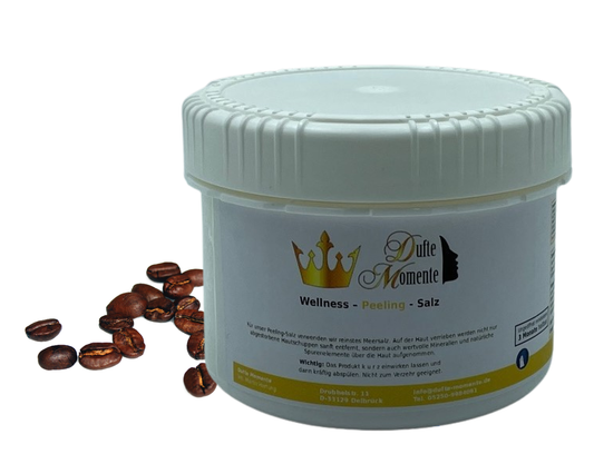Arabica (Kaffee) - 500g Salz Körperpeeling, mit BIO-Meersalz