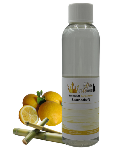Saunaduft Bambus-Zitrone in 250ml Flasche mit Duftbestandteilen
