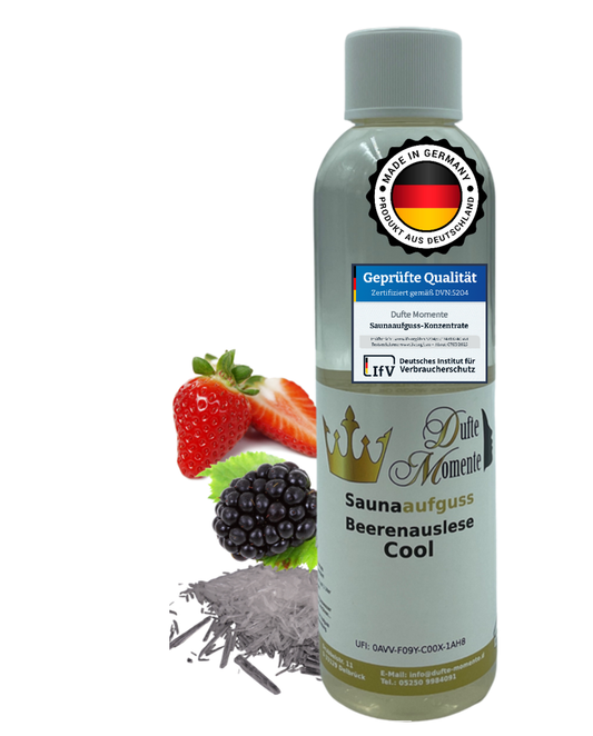 Saunaduft Konzentrat 250 ml Flasche Beerenauslese Cool