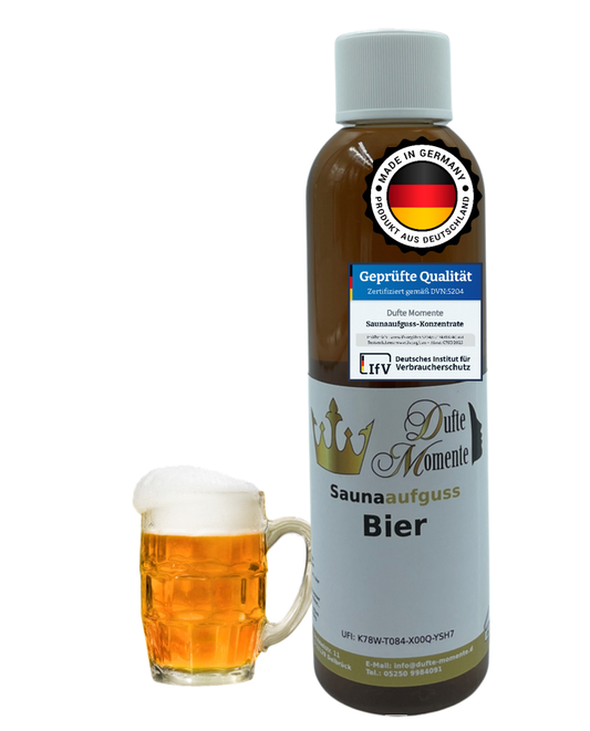 Saunaduft Konzentrat 250 ml Flasche Bier