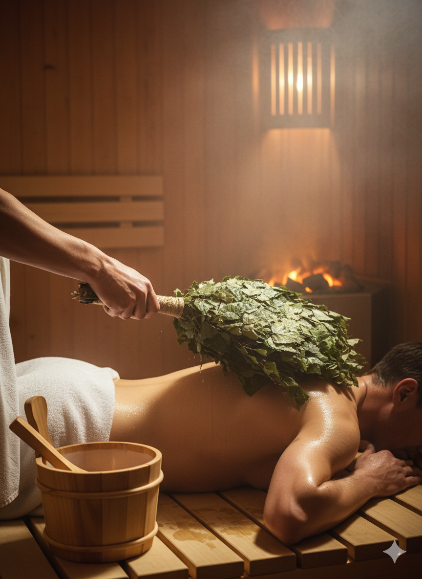 Dufte Momente Birkenreisig Premium | Robuster Saunawedel mit intensivem Duft | Das authentische Sauna-Erlebnis