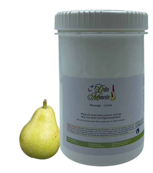 Massage Creme Dose 1 kg Birne