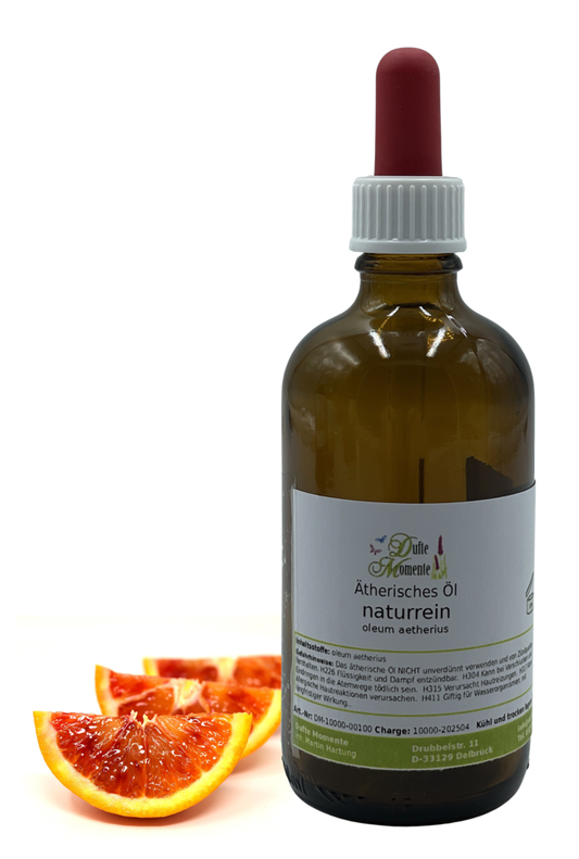 Braunglas-Flasche Ätherische Öl 100 ml mit Pipette