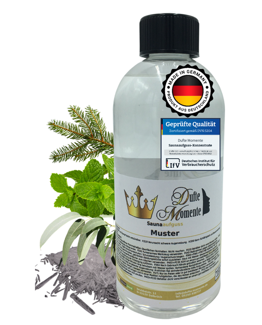 Saunaduft Konzentrat 500 ml Flasche Broncho Hustelinchen