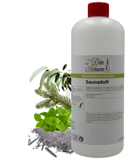Saunaduft Broncho Hustelinchen in 1 Liter Flasche mit Duftbestandteilen