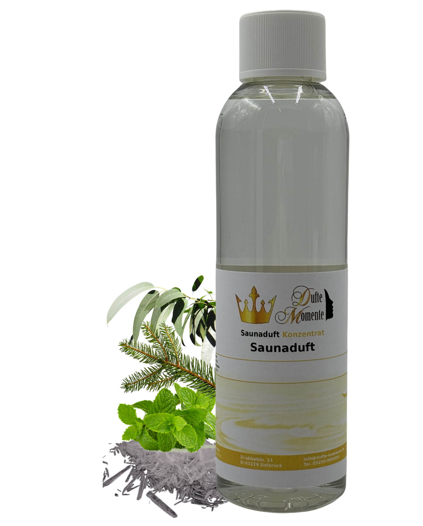 Saunaduft Broncho Hustelinchen in 250ml Flasche mit Duftbestandteilen