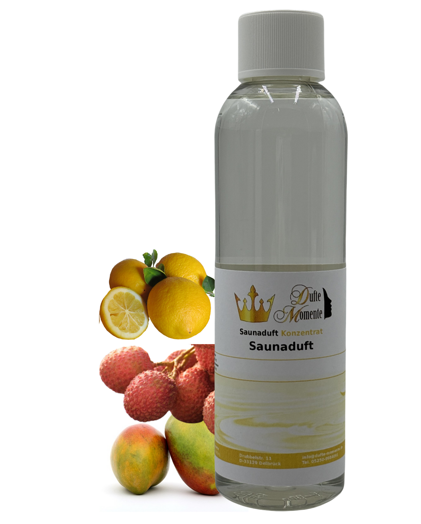 Saunaduft Bum Bum Lemon in 250ml Flasche mit Duftbestandteilen
