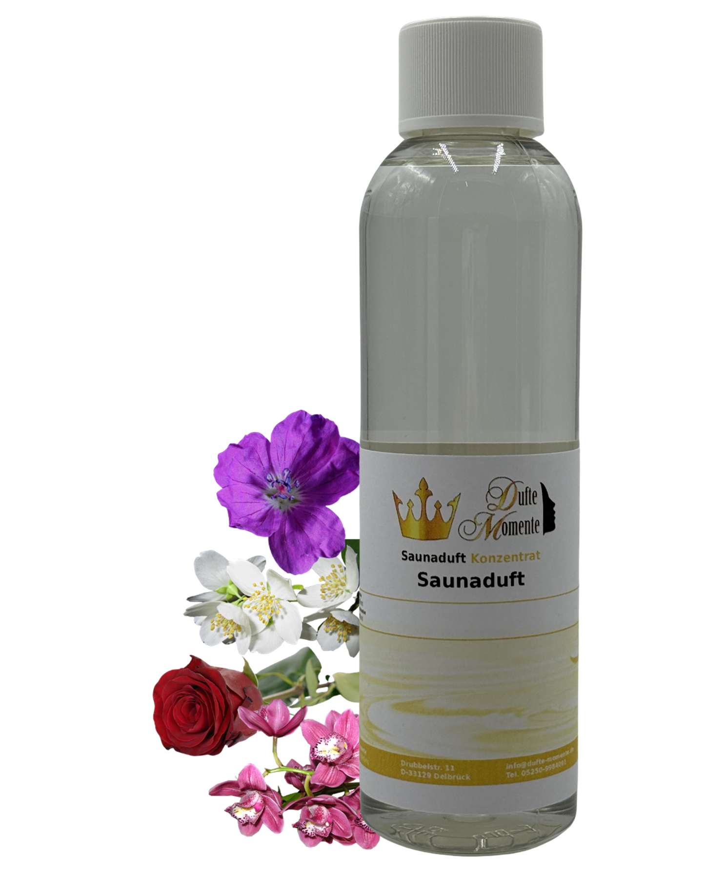 Saunaduft Campo de Fiori in 250ml Flasche mit Duftbestandteilen