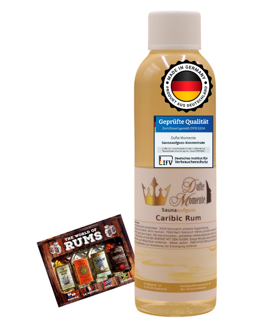 Saunaduft Konzentrat 250 ml Flasche Caribic Rum