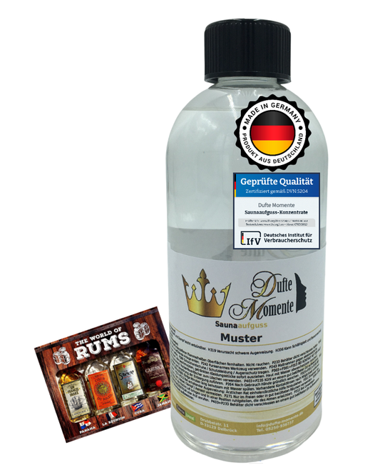 Saunaduft Konzentrat 500 ml Flasche Caribic Rum