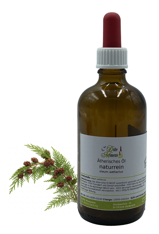 Braunglas-Flasche Ätherische Öl 100 ml mit Pipette