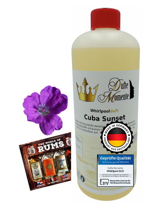 Whirlpoolduft 1 Liter Flasche Cuba Sunset