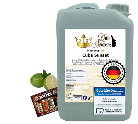 Whirlpoolduft 3 Liter Kanister Cuba Sunset
