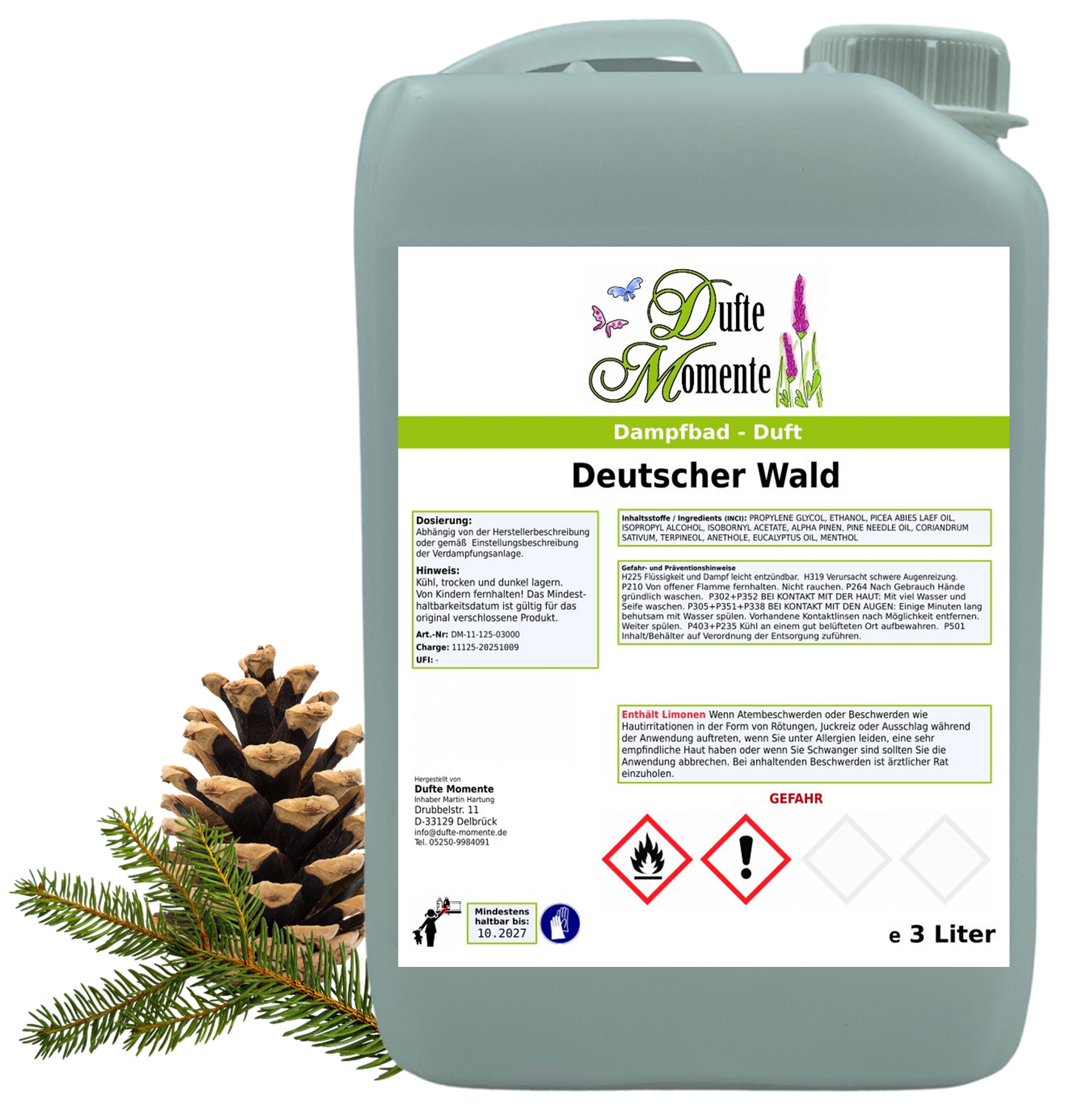 Dampfbad-Konzentrat Kanister