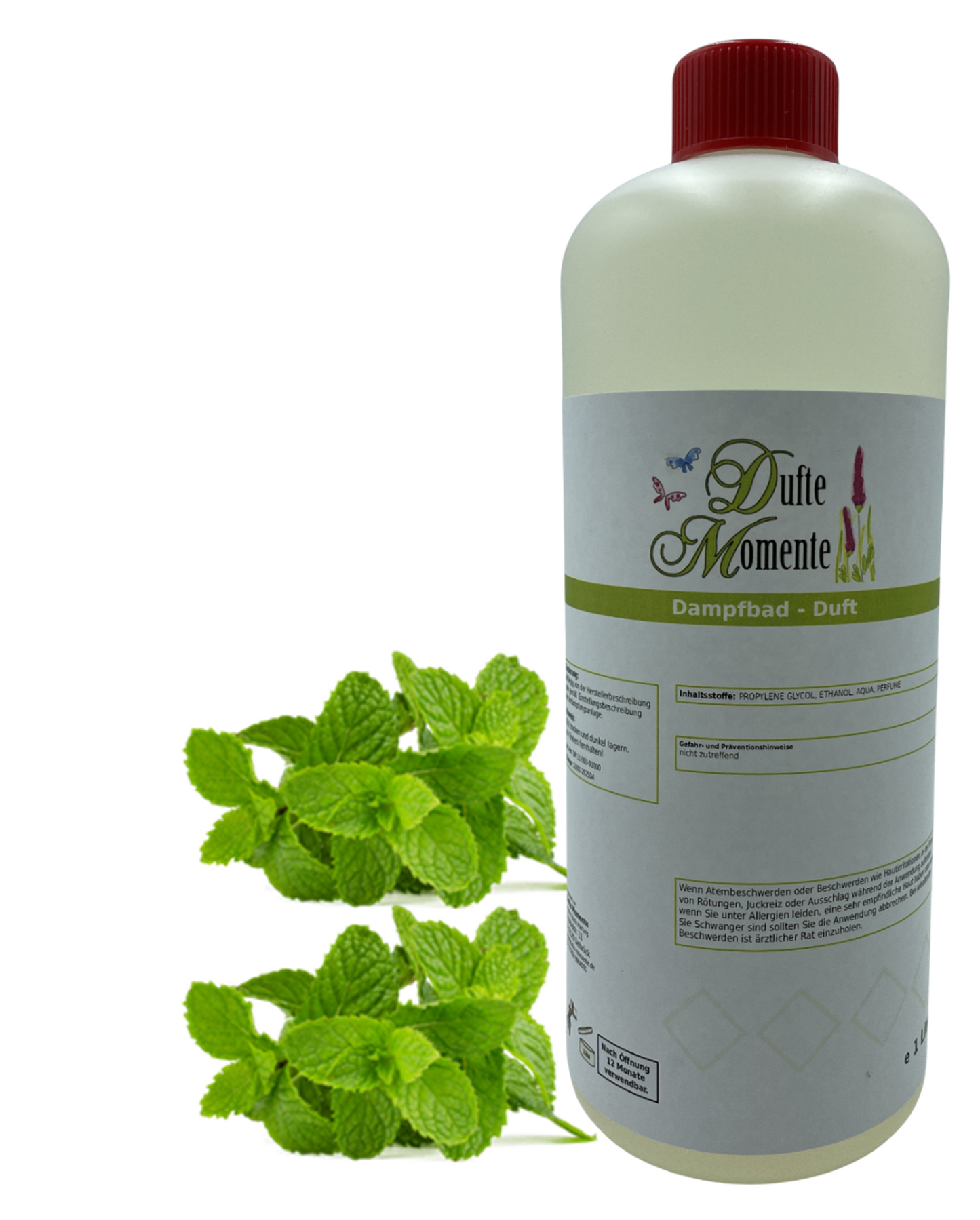 Saunaduft Doublemint in 1 Liter Flasche mit Duftbestandteilen