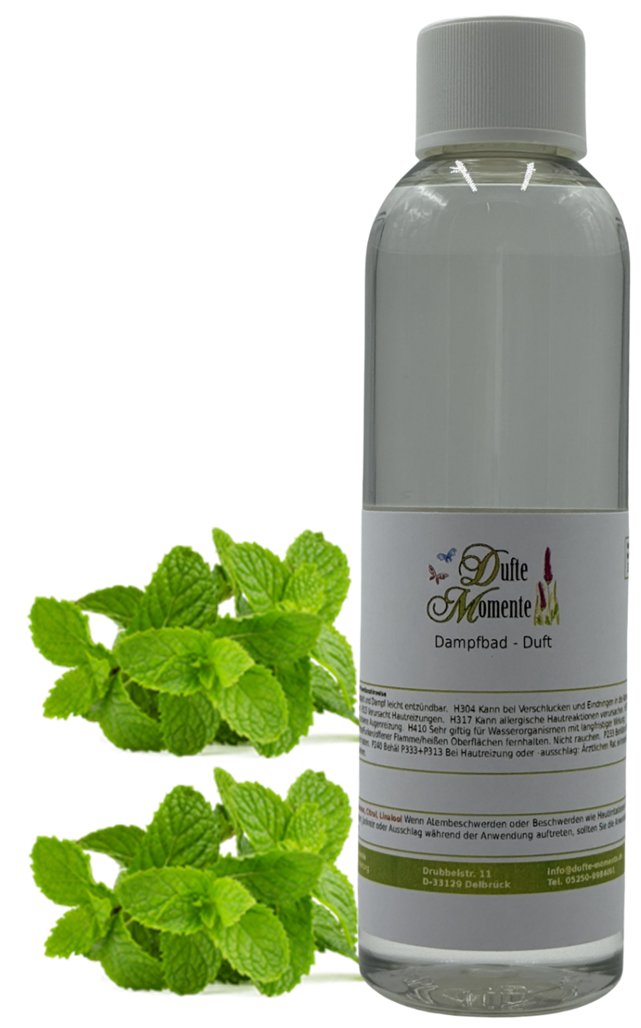 Saunaduft Doublemint in 250ml Flasche mit Duftbestandteilen