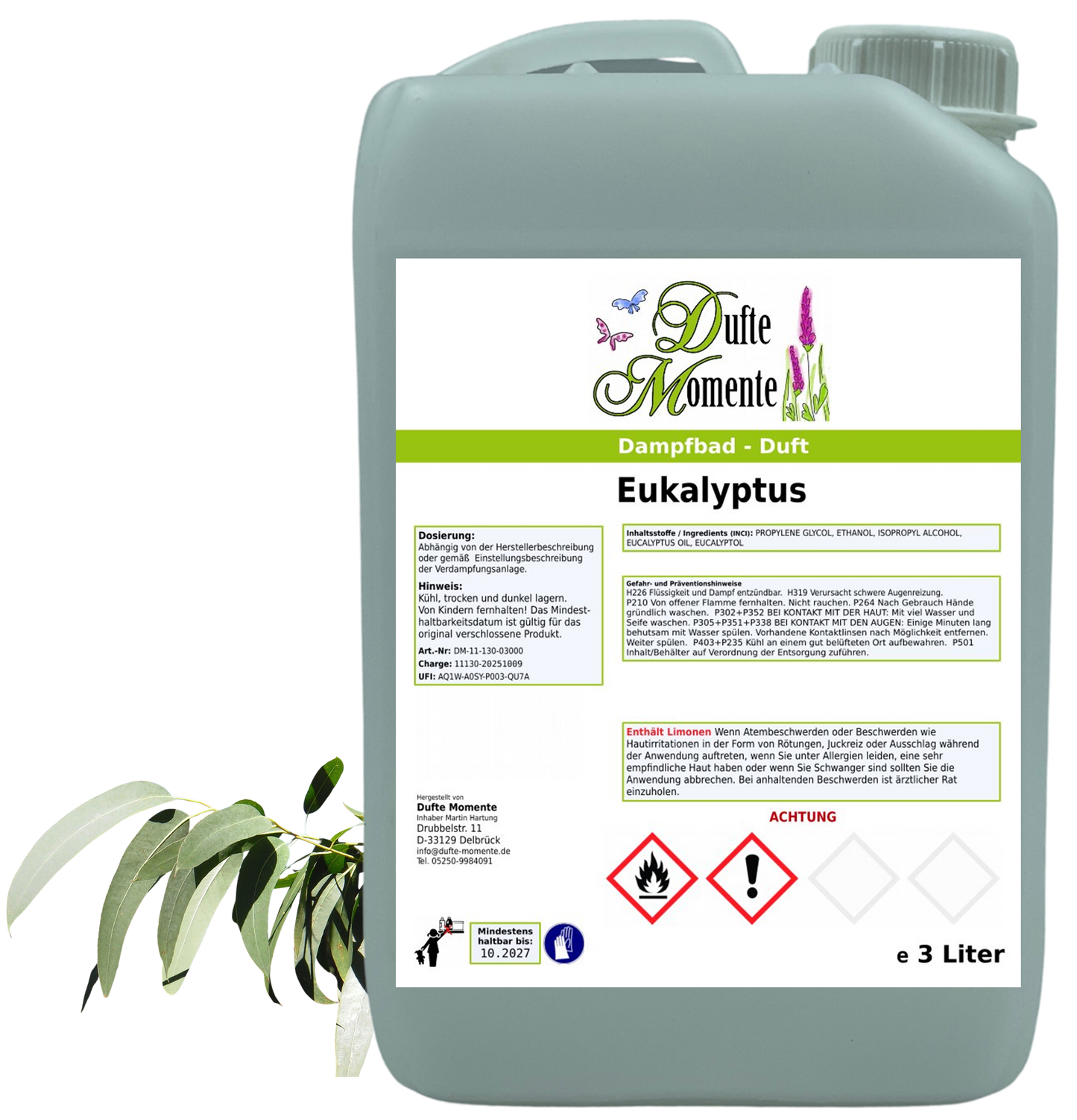 Dampfbad-Konzentrat Kanister