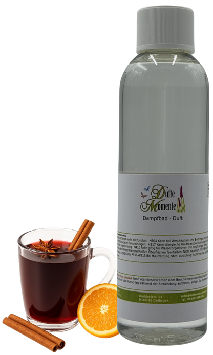 Dampfbad Duftkonzentrat glühwein in 250ml flasche