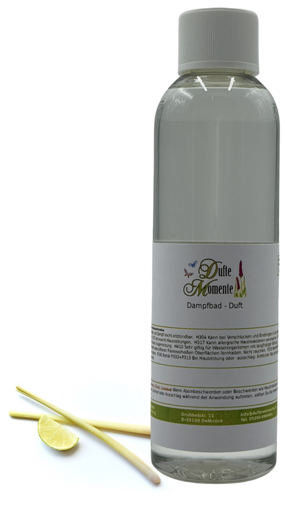 Dampfbad Duftkonzentrat lemongras in 250ml flasche