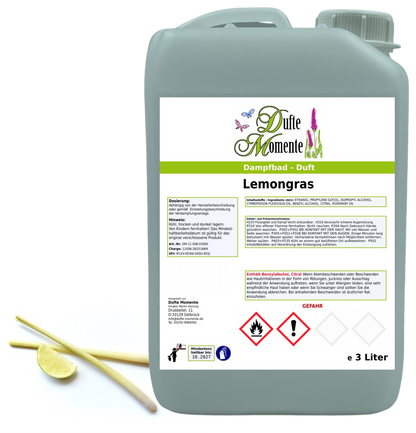 Dampfbad Duftkonzentrat lemongras in 3 liter kanister