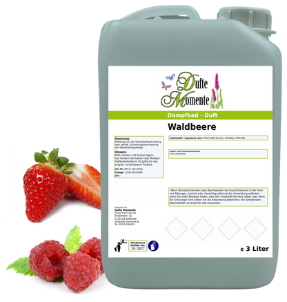 Dampfbad Duftkonzentrat waldbeere in 3 liter kanister