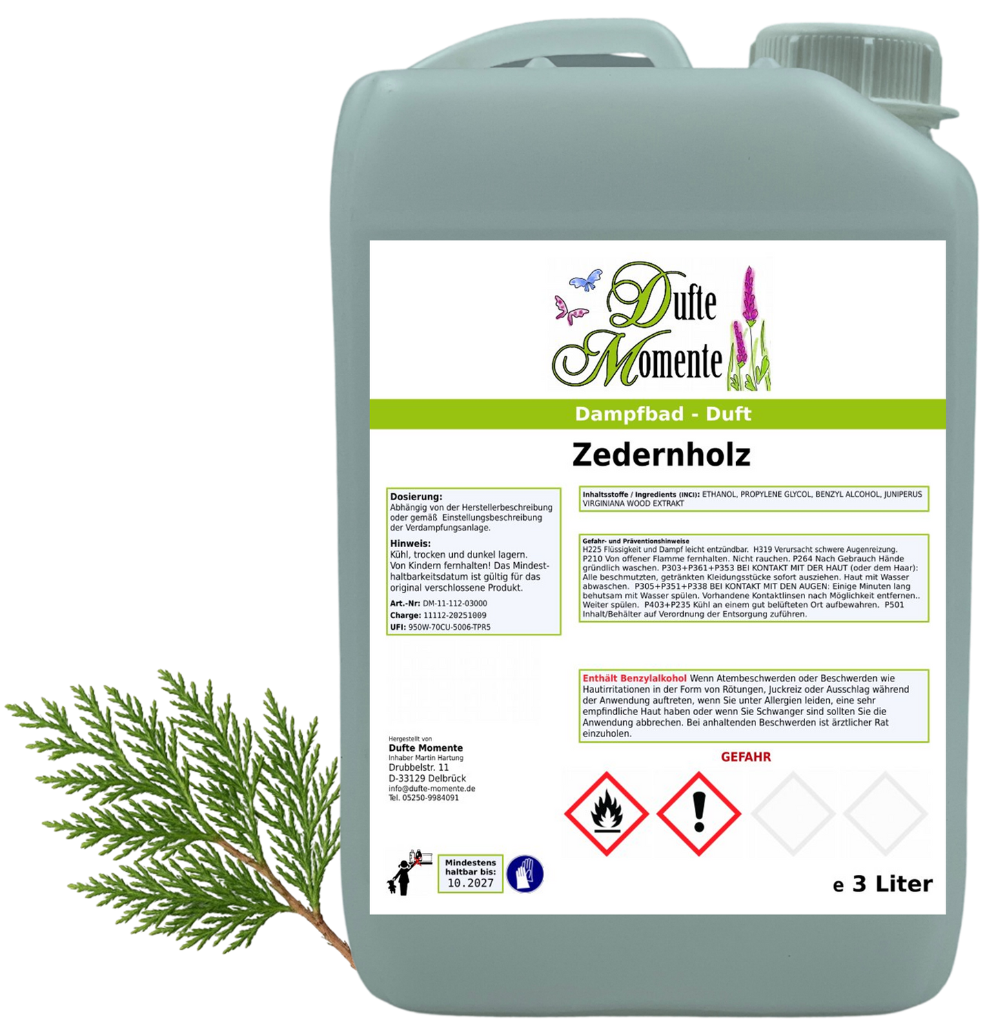 Dampfbad-Konzentrat Kanister