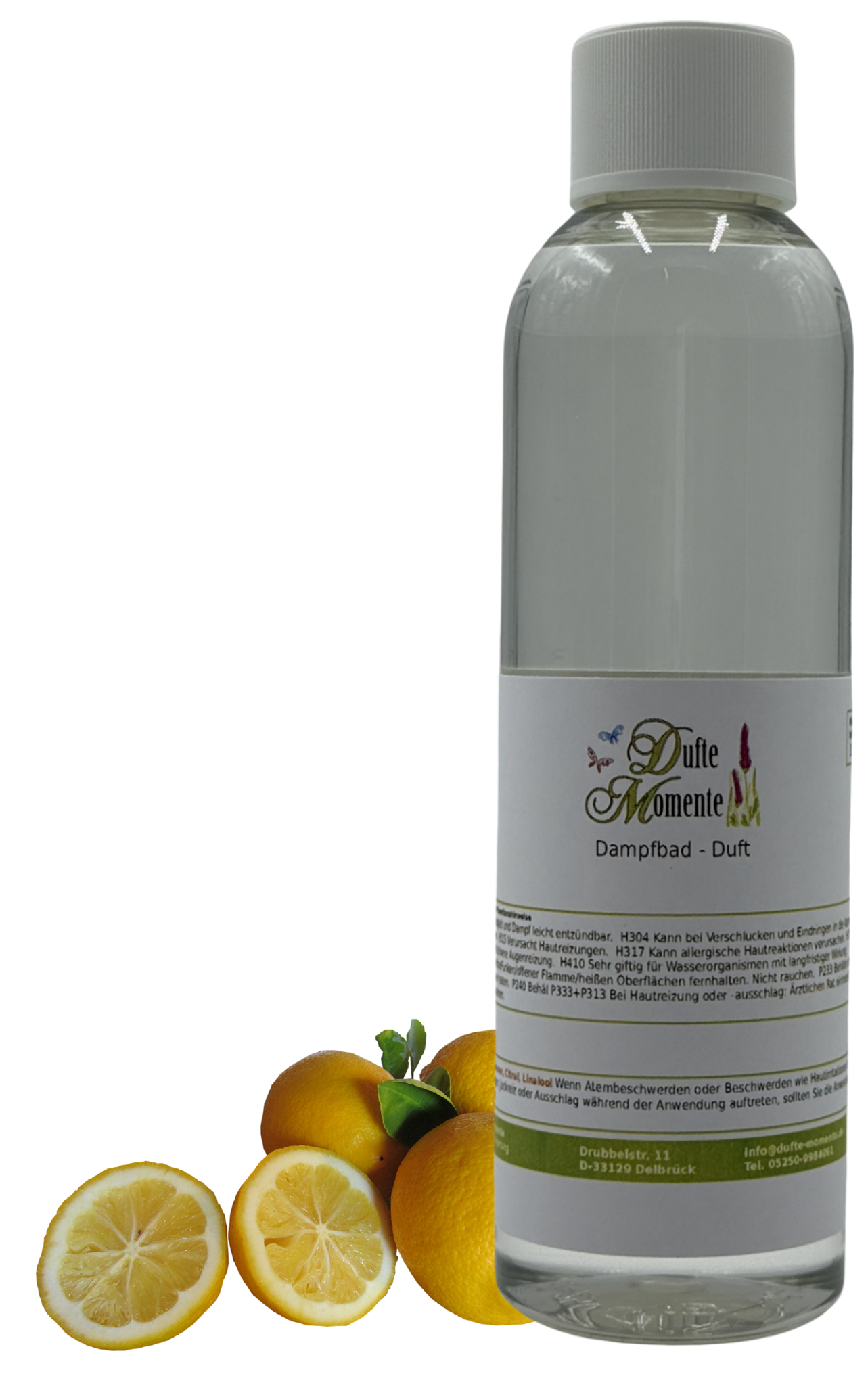 Dampfbad Duftkonzentrat zitrone in 250ml flasche