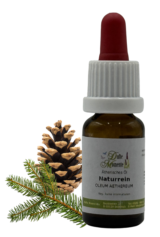 Braunglas-Flasche Ätherische Ölmischung 10 ml mit Pipette Deutscher Wald