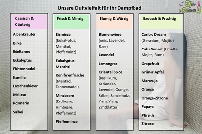 Dampfbad-Emulsion Alpenkräuter | Gebrauchsfertig & DVN-Zertifiziert für Dein Home-Spa | 3L, 5L, 10L