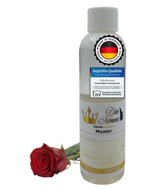 Saunaduft Konzentrat 250 ml Flasche Edelrose