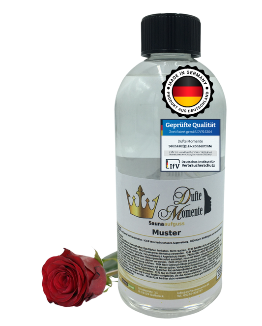 Saunaduft Konzentrat 500 ml Flasche Edelrose