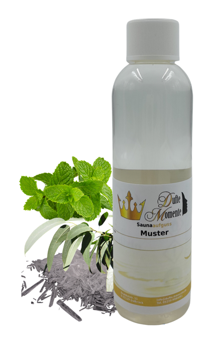 Eisminze Saunaaufguss-Konzentrat | 250 ml – 3 L | Eukalyptus, Menthol & Minze