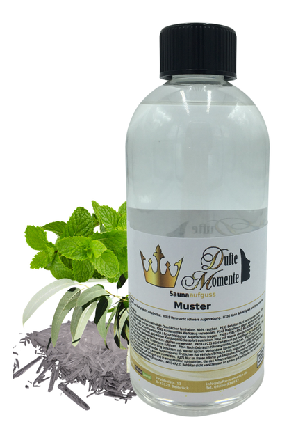 Eisminze Saunaaufguss-Konzentrat | 250 ml – 3 L | Eukalyptus, Menthol & Minze