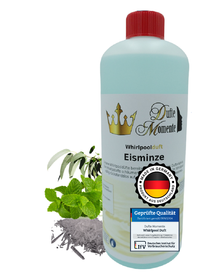 Whirlpoolduft 1 Liter Flasche Eisminze