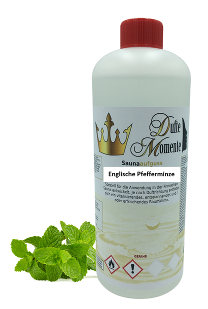 Pfefferminze Saunaaufguss-Konzentrat | 250 ml – 3 L | Profi-Qualität