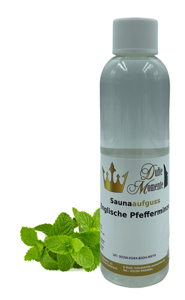 Pfefferminze Saunaaufguss-Konzentrat | 250 ml – 3 L | Profi-Qualität