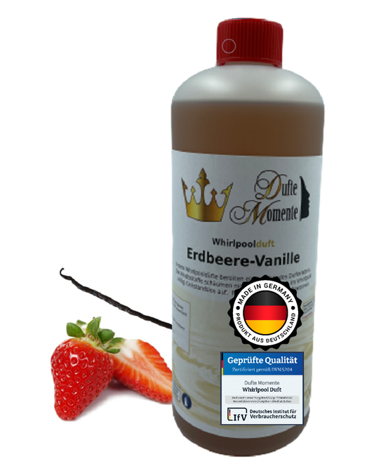 Whirlpoolduft 1 Liter Flasche Erdbeere - Vanille