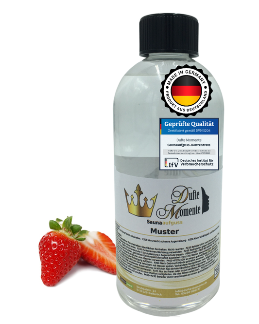 Saunaduft Konzentrat 500 ml Flasche Erdbeere