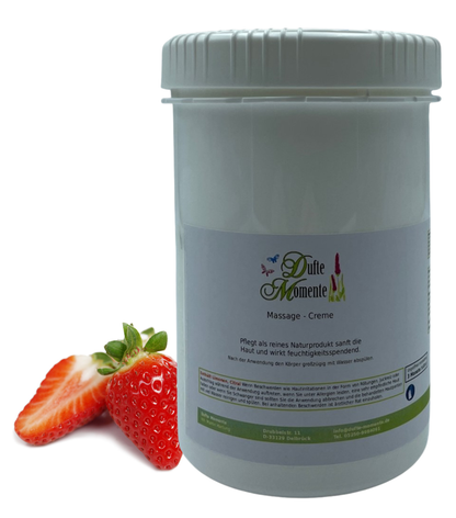 Massage Creme Dose 1 kg Erdbeere
