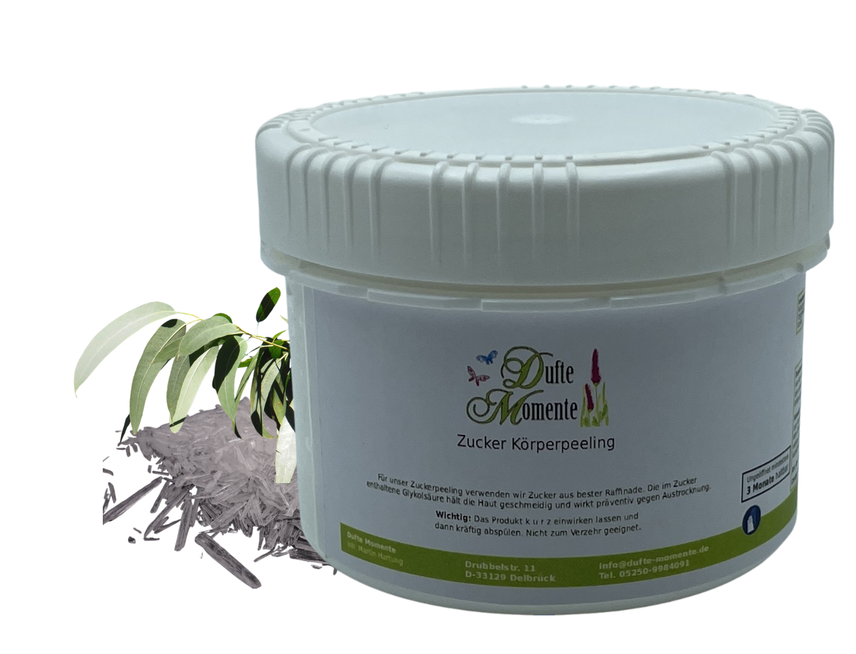 Wellness-Zucker Dose 400 g Eukalyptus - Menthol