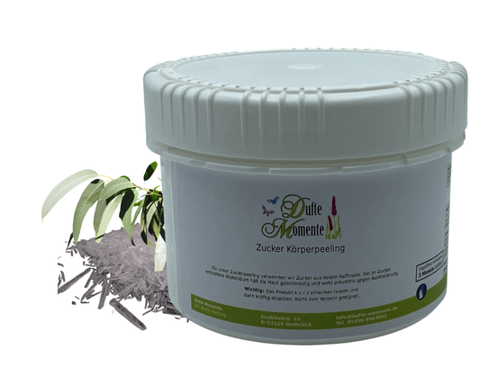 Wellness-Zucker Dose 400 g Eukalyptus - Menthol