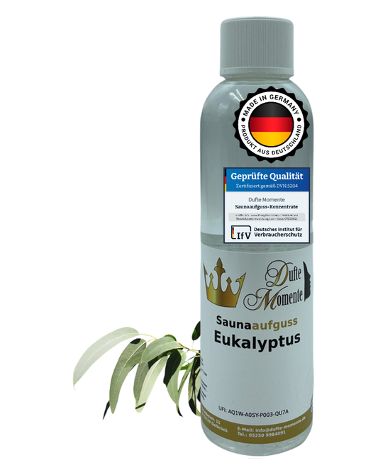 Saunaduft Konzentrat 250 ml Flasche Eukalyptus