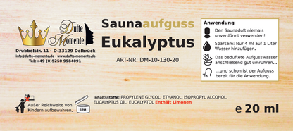 Etikett 20ml Eukalyptus